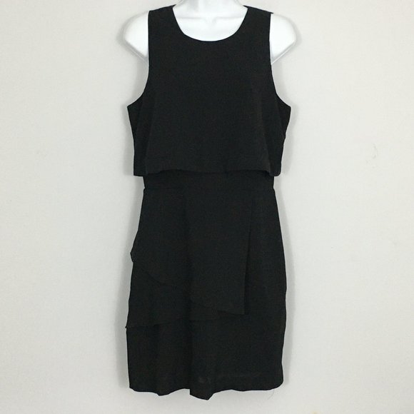 J. Crew Dresses & Skirts - JCrew Womens 6 Black Layered Lined Cocktail Dress